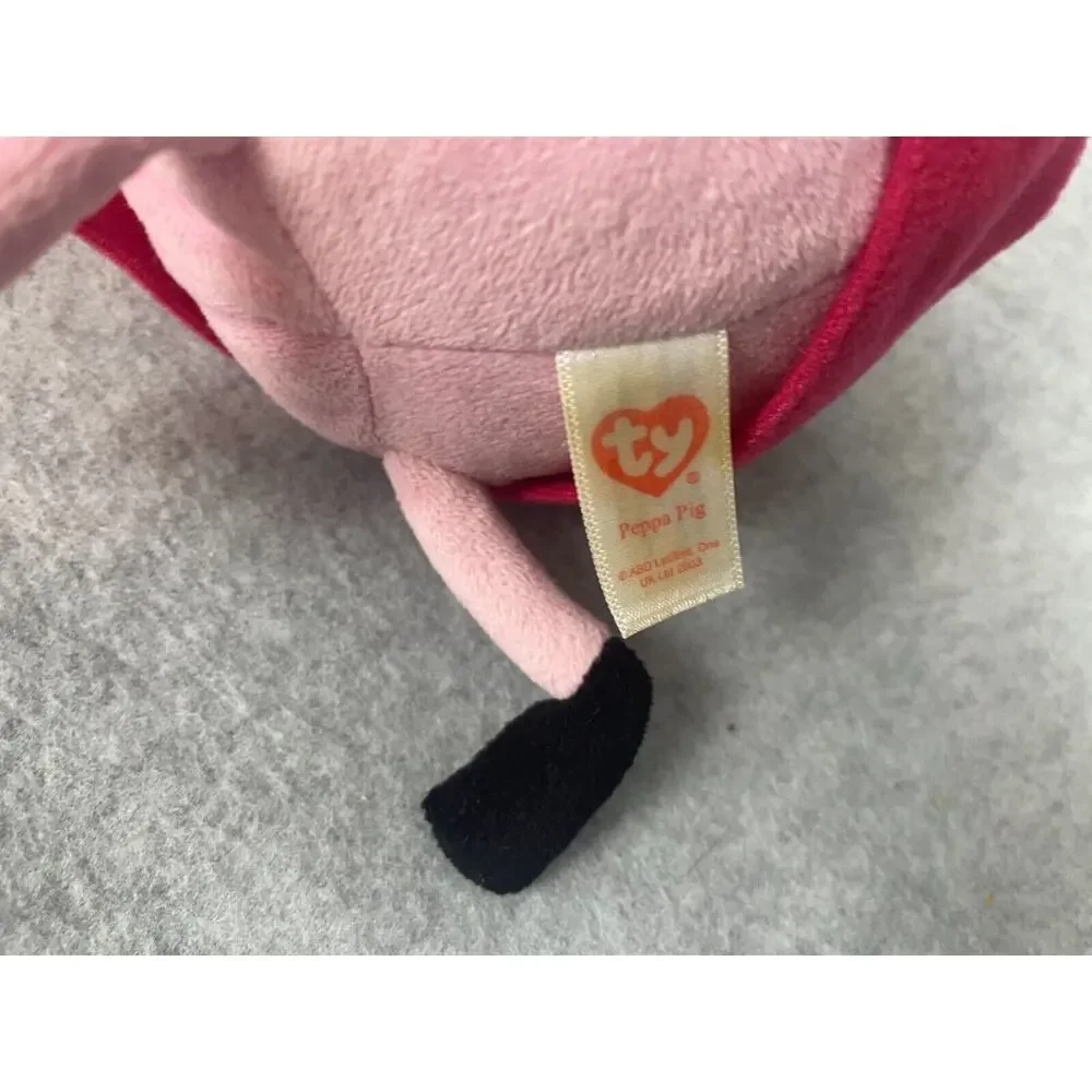 TY Beanie Baby Peppa Pig w/ Teddy Bear Bean‎ Bag Plush 11